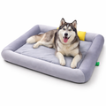 Comfort Haven | Cooling Dog Bed with Waterproof Design & Raised Edges | Ideal for Summer Relaxation 2