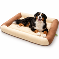 Comfort Haven | Cooling Dog Bed with Waterproof Design & Raised Edges | Ideal for Summer Relaxation 4