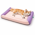 Comfort Haven | Cooling Dog Bed with Waterproof Design & Raised Edges | Ideal for Summer Relaxation 5