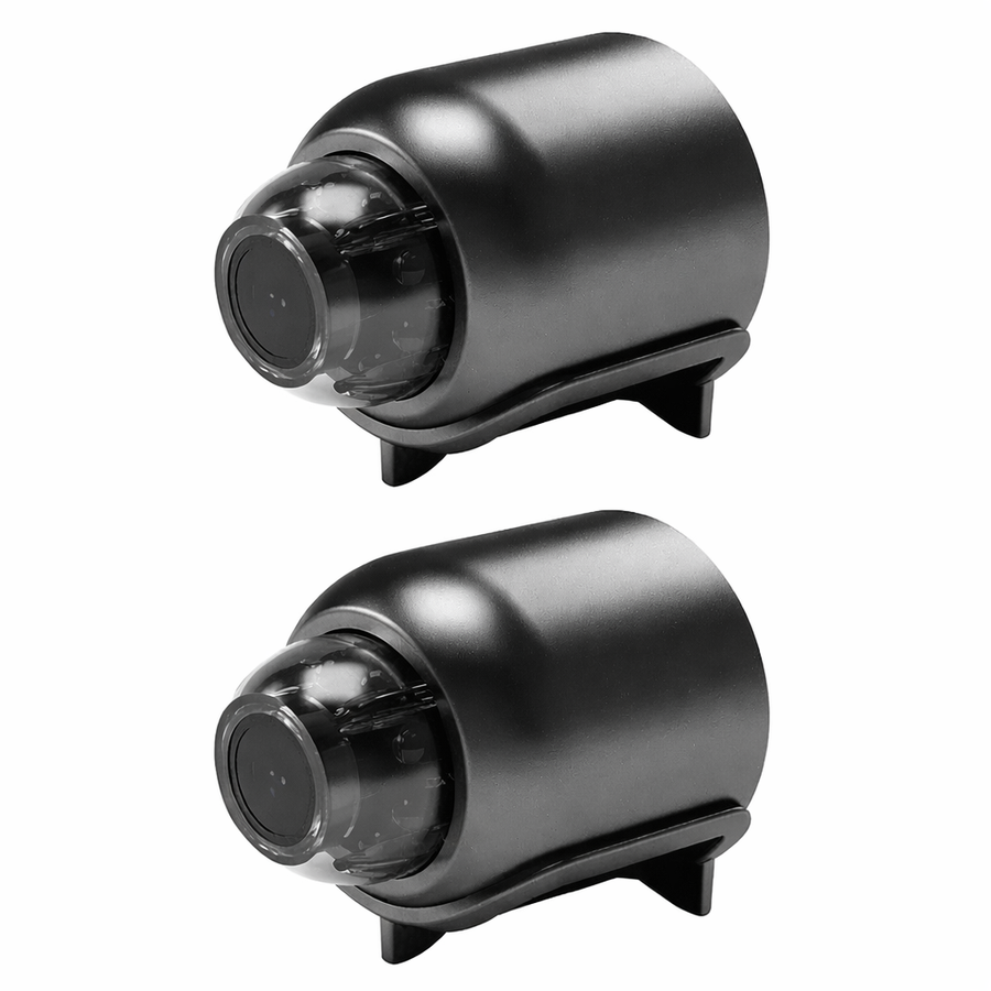 Compact Mini Wireless Security Camera with 1080P HD Video | Night Vision Indoor Solution for Peace of Mind 0