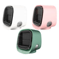 Compact USB-Powered Air Cooler and Humidifier – 2-in-1 Cooling Fan with 300ml Tank for Quiet Personal Comfort