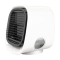 Compact USB-Powered Air Cooler and Humidifier – 2-in-1 Cooling Fan with 300ml Tank for Quiet Personal Comfort