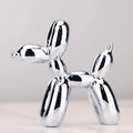 Contemporary Decorative Figurine | Resin Balloon Dog with Glossy Finish | Stylish Home Accent for Modern Interiors 0