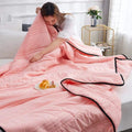Cooling Blanket for Hot Sleepers – Lightweight Breathable Bed Blanket with Arc-Chill Fabric and Dual-Sided Design