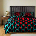 Cosmic Vortex Duvet Cover Set – 3-Piece Queen Size with Breathable Polyester and 3D Modern Design