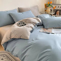 Cotton Duvet Cover Set 3pcs, Ultra-Soft 400 Thread Count, Breathable and Stylish Duvet Covers for King and Queen Size