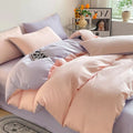 Cotton Duvet Cover Set 3pcs, Ultra-Soft 400 Thread Count, Breathable and Stylish Duvet Covers for King and Queen Size