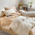 Cotton Duvet Cover Set 3pcs, Ultra-Soft 400 Thread Count, Breathable and Stylish Duvet Covers for King and Queen Size