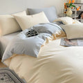 Cotton Duvet Cover Set 3pcs, Ultra-Soft 400 Thread Count, Breathable and Stylish Duvet Covers for King and Queen Size
