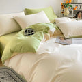 Cotton Duvet Cover Set 3pcs, Ultra-Soft 400 Thread Count, Breathable and Stylish Duvet Covers for King and Queen Size