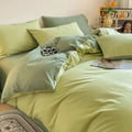 Cotton Duvet Cover Set 3pcs, Ultra-Soft 400 Thread Count, Breathable and Stylish Duvet Covers for King and Queen Size