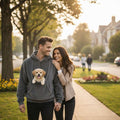 Cozy Pet Carrier Hoodie | Plush Sweatshirt with Soft Front Pouch for Comfort 3