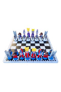 Creative Play | Educational Wooden Chess Set with Colorful Designs | Develops Strategic Thinking for Kids 0
