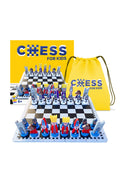Creative Play | Educational Wooden Chess Set with Colorful Designs | Develops Strategic Thinking for Kids 1