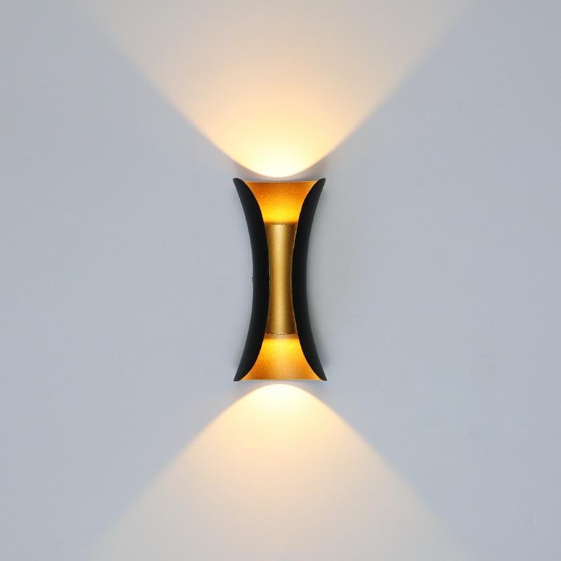 Curved Outdoor Wall Lamp - IP65 Waterproof LED Outdoor Wall Light for Garden and Corridor