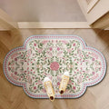 Diatomaceous Bath Mat with Floral Design – Quick-Drying Non-Slip Bathroom Mat for Safety and Comfort