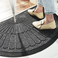 Door Mat Non Slip Rubber Semi Circular Entryway Mat