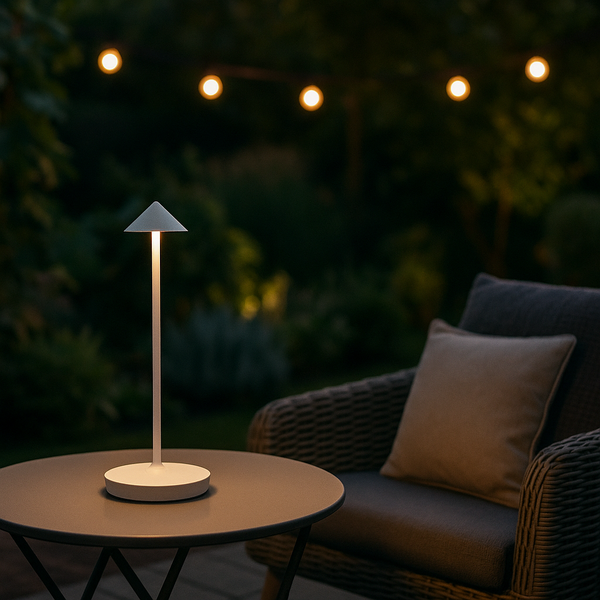 Rechargeable Cordless Table Lamp – side view
