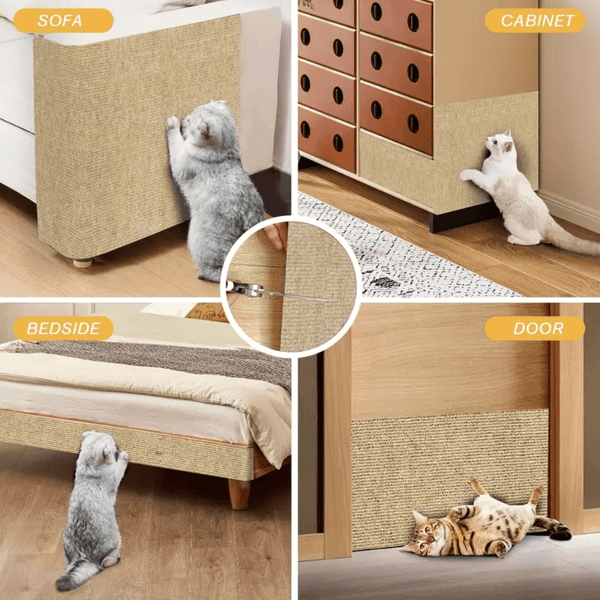 Durable Cat Scratcher Board with Customizable Fit | Protects Furniture and Keeps Claws Healthy