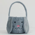 Easter Joy | Plush Easter Basket for Kids with Bunny Ears | Soft & Fluffy Design for Egg Hunts 0