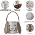 Easter Joy | Plush Easter Basket for Kids with Bunny Ears | Soft & Fluffy Design for Egg Hunts 4