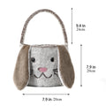 Easter Joy | Plush Easter Basket for Kids with Bunny Ears | Soft & Fluffy Design for Egg Hunts 5