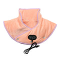 Electric Neck and Shoulder Heating Pad with Vibration Massage – Plush Contoured Design for Muscle Relief and USB Power