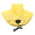 Electric Neck and Shoulder Heating Pad with Vibration Massage – Plush Contoured Design for Muscle Relief and USB Power