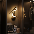 Elegant Bird Wall Sconce | LED Design with Magnetic Attachment | Decorative Wall Light for Warm Ambiance 8