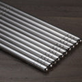 Elegant Dining | Stainless Steel Chopsticks Set with Ergonomic Grip | Reusable Utensils for Luxurious Mealtime 1