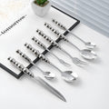 Elegant Flatware Set | Stainless Steel Cutlery with Pearl-Style Handles | Durable and Stylish for Everyday Use 2