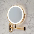 Elegant LED Vanity Mirror with 10X Magnification & Adjustable Lighting for Precision Grooming 1