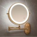 Elegant LED Vanity Mirror with 10X Magnification & Adjustable Lighting for Precision Grooming 2