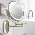 Elegant LED Vanity Mirror with Adjustable Lighting & Magnification for Flawless Makeup Application 6