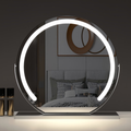 Elegant Touch Lighted Makeup Mirror with 360° Rotation & Adjustable Brightness | Modern Vanity Essential for Flawless Grooming 2