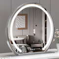 Elegant Touch Lighted Makeup Mirror with 360° Rotation & Adjustable Brightness | Modern Vanity Essential for Flawless Grooming 3