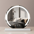 Elegant Touch Lighted Makeup Mirror with 360° Rotation & Adjustable Brightness | Modern Vanity Essential for Flawless Grooming 6