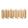 Elegant Wall Mounted Coat Rack with Foldable Hooks | Solid Wood Design for Space-Saving Entryway Organization 1