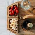 Elegant Wooden Picnic Table with Compartments for Snacks & Drinks | Stylish Outdoor Picnic Table for Memorable Gatherings 7