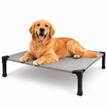 Elevated Cooling Dog Bed | Breathable Mesh Pet Cot with Durable Frame | Comfortable Support for Indoor and Outdoor Use 1