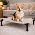 Elevated Cooling Dog Bed | Breathable Mesh Pet Cot with Durable Frame | Comfortable Support for Indoor and Outdoor Use 10