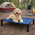 Elevated Cooling Dog Bed | Breathable Mesh Pet Cot with Durable Frame | Comfortable Support for Indoor and Outdoor Use 2