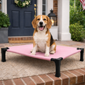 Elevated Cooling Dog Bed | Breathable Mesh Pet Cot with Durable Frame | Comfortable Support for Indoor and Outdoor Use 8