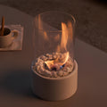 Everlasting Flame Oil Lamp – Elegant Indoor Ambient Lamp in Black or White, Medium or Large