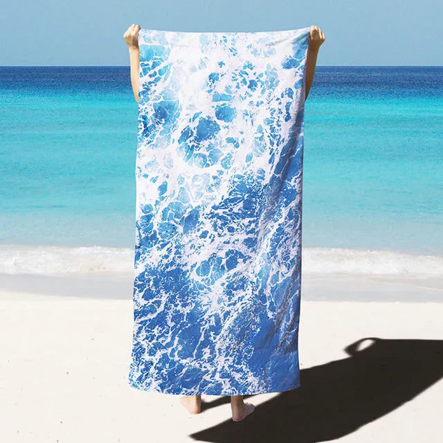 Extra Large Microfiber Beach Towel with Quick-Dry Fabric | Lightweight & Portable for Ultimate Comfort 0