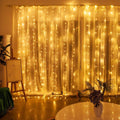 Fairy Curtain LED String Lights with Remote Control – Waterproof Indoor Outdoor Party Lights, 3m Warm White Twinkle Lights
