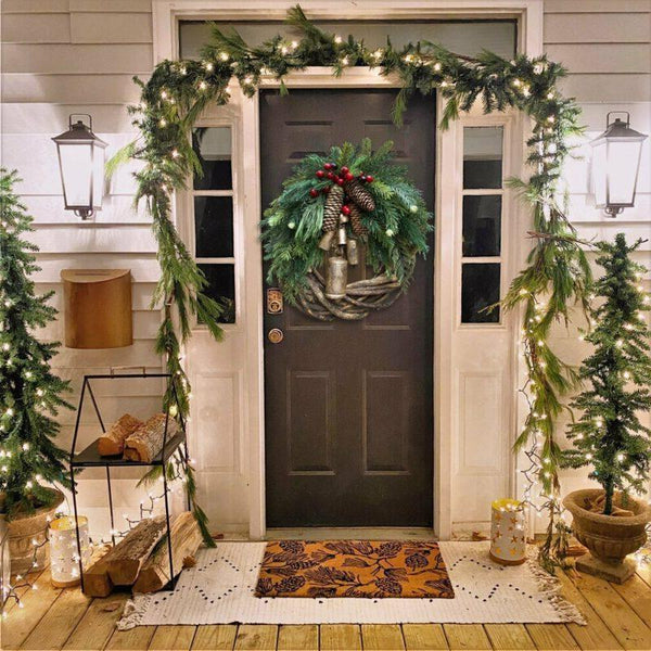 Farmhouse Christmas Wreath, Boho Wreath, Holiday Wreath 1