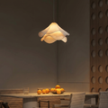 Floral Fabric Pendant Light with Adjustable Length – Soft Kitchen Pendant Lighting for Elegant Home Décor