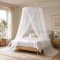 Foldable Mosquito Net | Round Dome Canopy Bed Curtain 0
