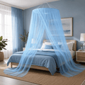 Foldable Mosquito Net | Round Dome Canopy Bed Curtain 2
